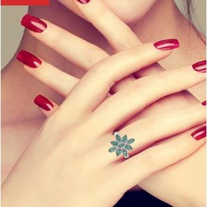 AAA Kagem Zambian Intense Green Emerald Ring